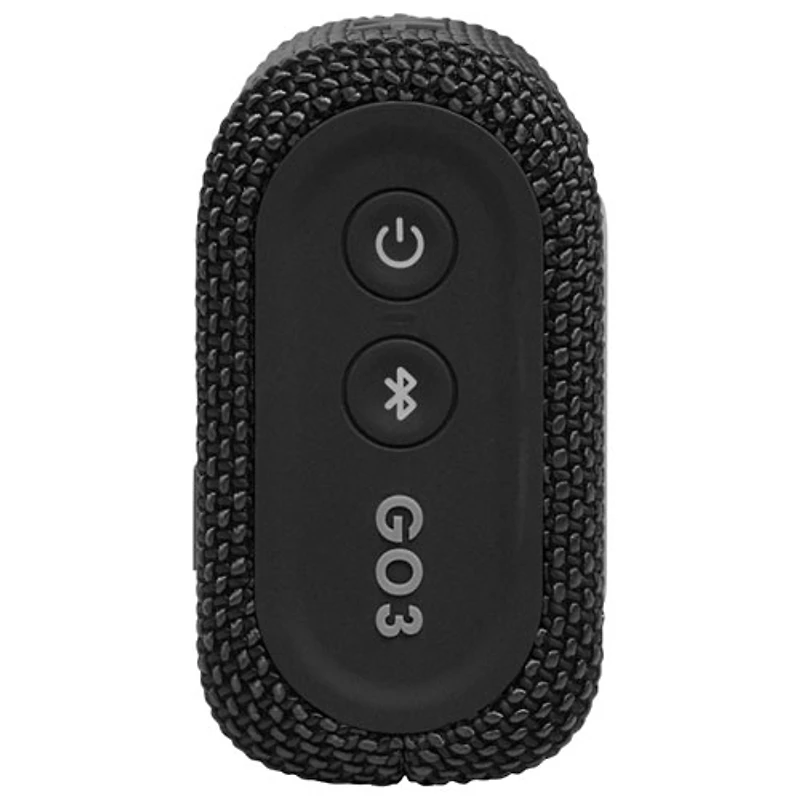 JBL Go 3 Waterproof Bluetooth Wireless Speaker - Black