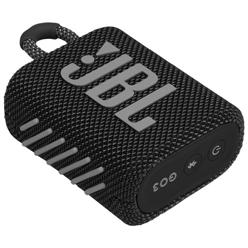JBL Go 3 Waterproof Bluetooth Wireless Speaker - Black