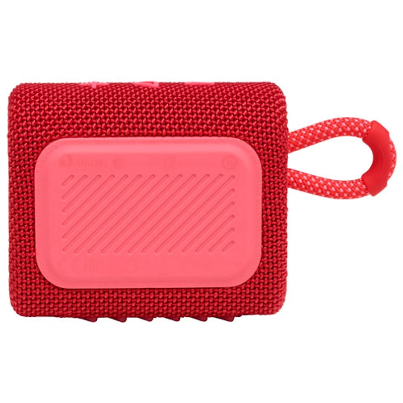 JBL Go 3 Waterproof Bluetooth Wireless Speaker - Red