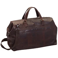 Sac de sport en cuir de buffle de Mancini - Brun