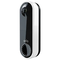 Sonnette vidéo Wi-Fi sans fil Arlo Essential - Blanc