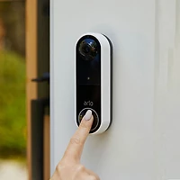 Sonnette vidéo Wi-Fi sans fil Arlo Essential - Blanc