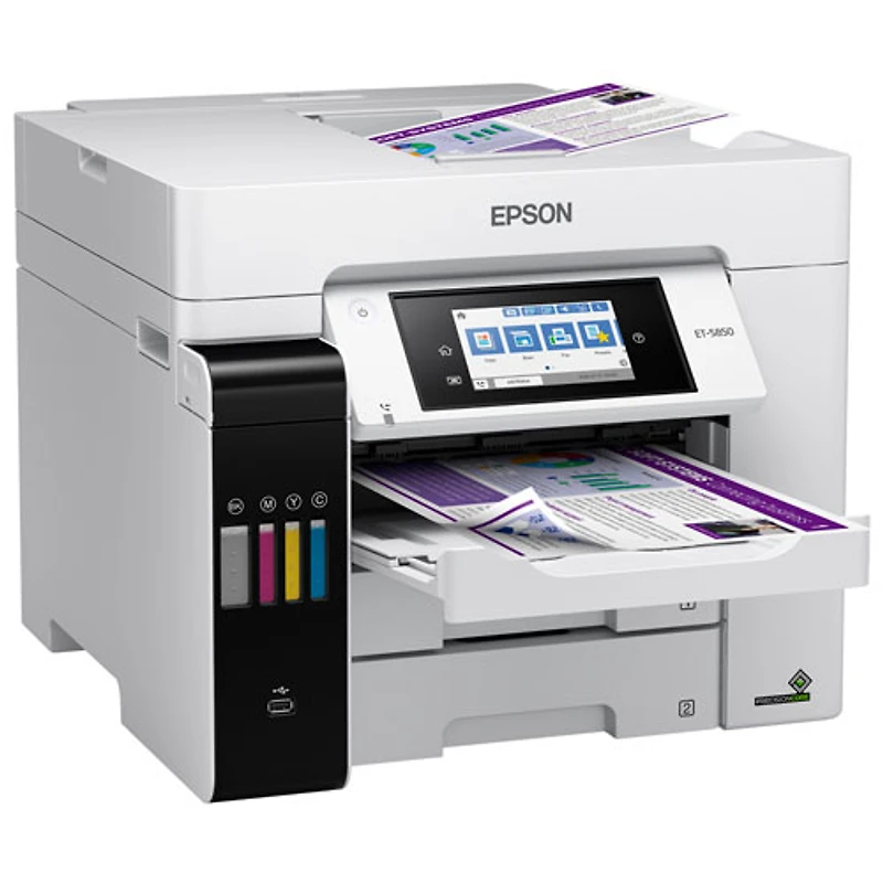 Epson EcoTank Pro ET-5850 Wireless All-In-One Supertank Inkjet Printer