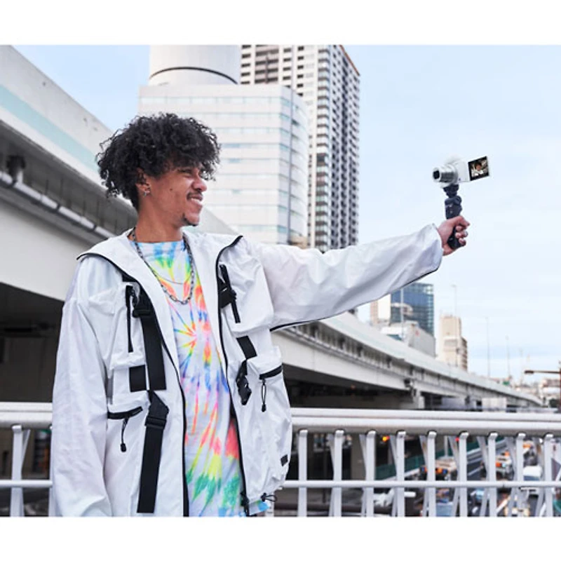 Sony Cyber-shot ZV-1 Content Creator Vlogger 20.1MP 2.9x Optical Zoom Digital Camera - White