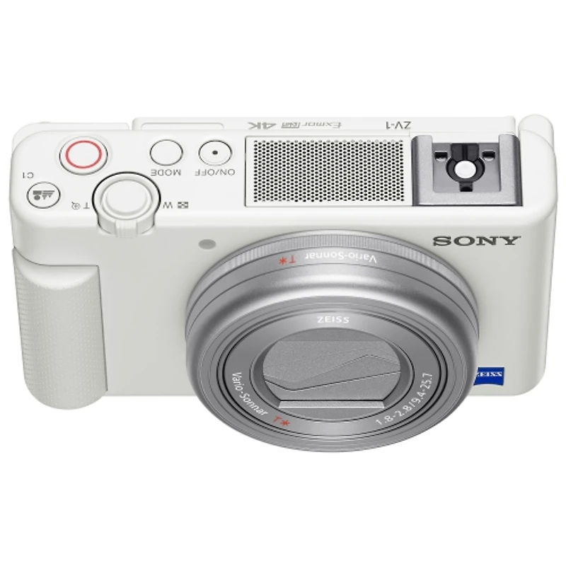 Sony Cyber-shot ZV-1 Content Creator Vlogger 20.1MP 2.9x Optical Zoom Digital Camera - White