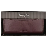 Portefeuille avec fentes pour cartes en cuir véritable de Club Rochelier - Bourgogne