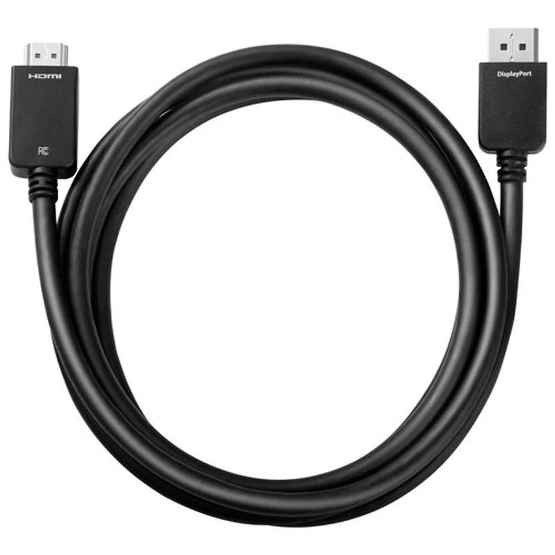 Best Buy Essentials 1.8m (6 ft.) DisplayPort to HDMI Cable (BE-PCDPHD6-C) - Only at Best Buy