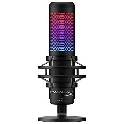 HyperX QuadCast S RGB USB Condenser Microphone - Black