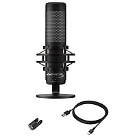 HyperX QuadCast S RGB USB Condenser Microphone - Black
