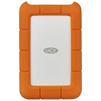 Disque dur externe portatif USB-C de 5 To Rugged de La Cie pour PC/Mac (STFR5000800) - Orange
