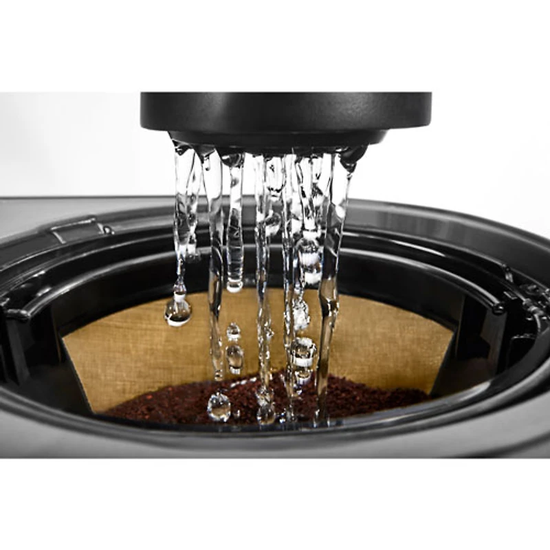 Cafetière à filtre électrique programmable de KitchenAid - 12 tasses - Noir onyx