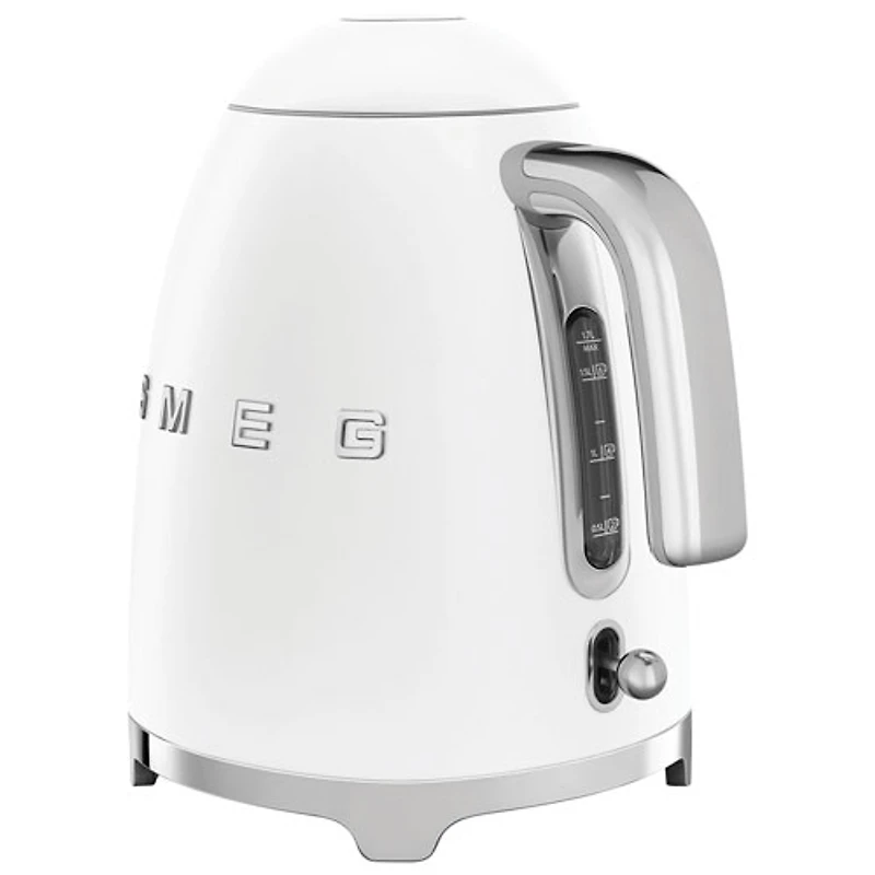 Smeg 50's Style Electric Kettle - 1.7L - Matte White