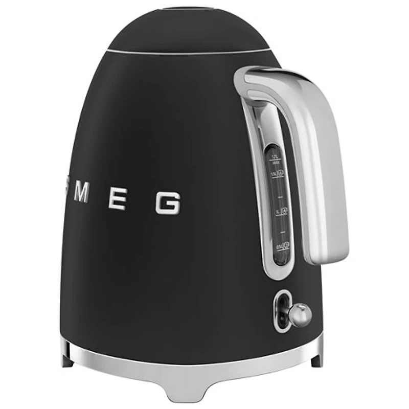 Smeg 50's Style Electric Kettle - 1.7L - Matte Black