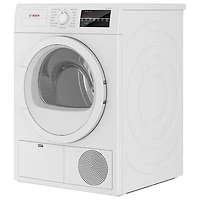 Bosch 300 Series 4.0 Cu. Ft. Electric Condenser Dryer (WTG86403UC) - White
