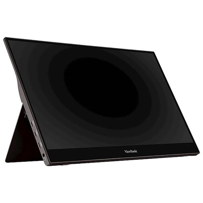 Moniteur à écran tactile DEL IPS HD intégrale 60 Hz GàG 6,5 ms de 15,6 po de Viewsonic (TD1655) - Argenté