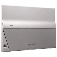 Moniteur à écran tactile DEL IPS HD intégrale 60 Hz GàG 6,5 ms de 15,6 po de Viewsonic (TD1655) - Argenté