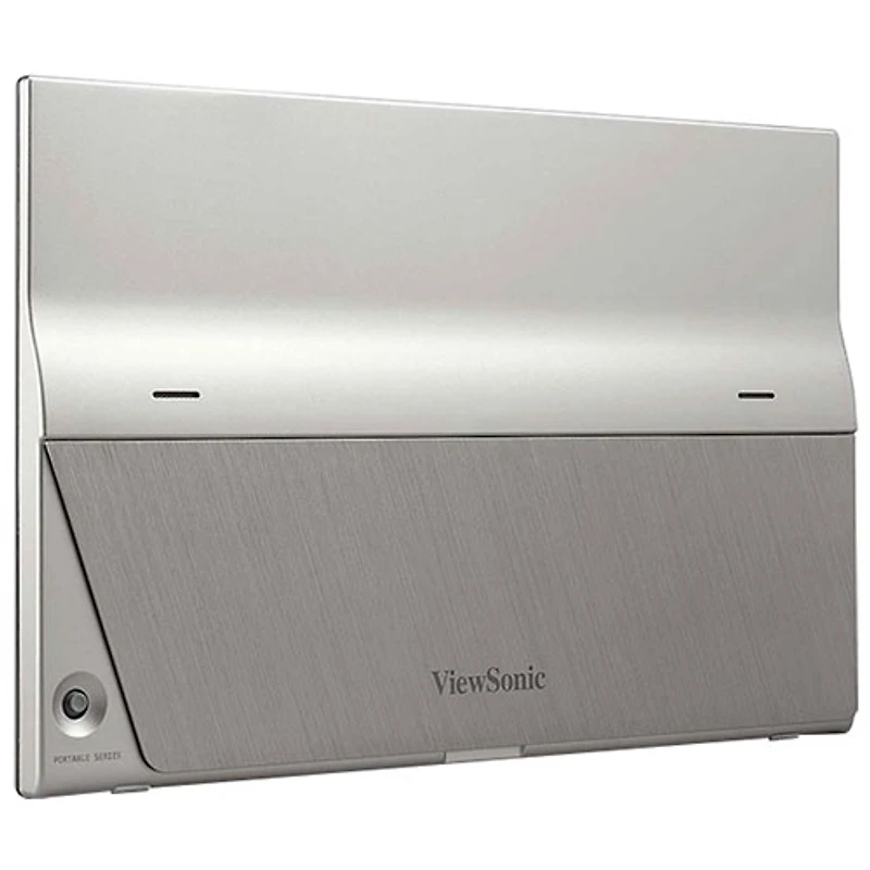 Moniteur DEL IPS HD intégrale 60 Hz GàG 6,5 ms de 15,6 po de ViewSonic (VG1655) - Argenté