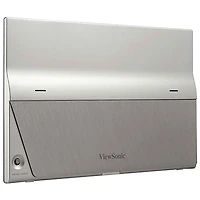 Moniteur DEL IPS HD intégrale 60 Hz GàG 6,5 ms de 15,6 po de ViewSonic (VG1655) - Argenté