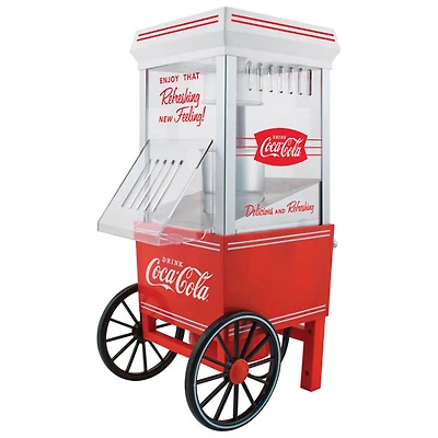 Éclateur de maïs soufflé Coca-Cola de Nostalgia (OFP501COKE) - 12 tasses