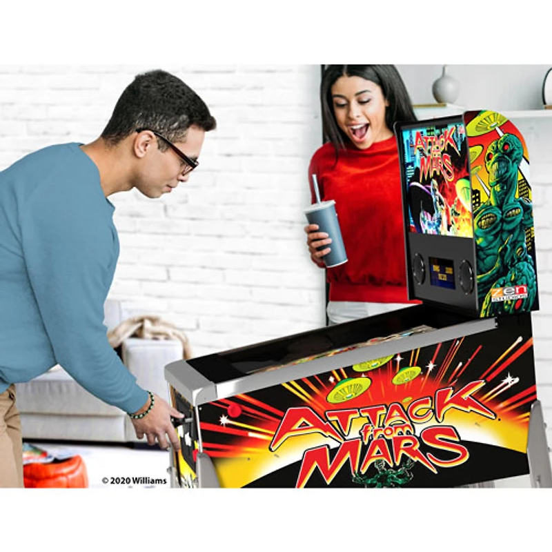 Arcade1Up Attack From Mars Digital Pinball Machine