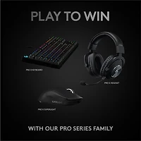 Logitech G Pro X Superlight 25600 DPI Wireless HERO Optical Gaming Mouse - Black