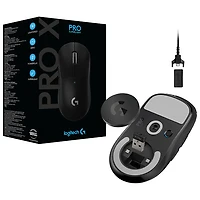 Logitech G Pro X Superlight 25600 DPI Wireless HERO Optical Gaming Mouse - Black