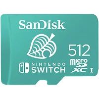 SanDisk 512GB 100MB/s microSDXC Memory Card for Nintendo Switch