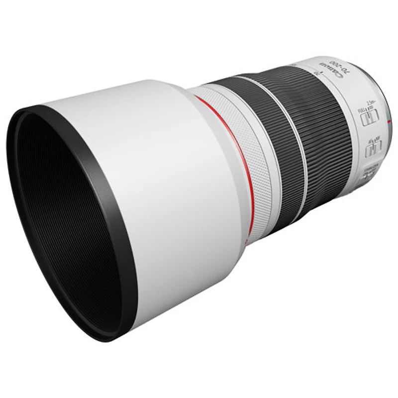 Objectif RF 70-200 mm f/4 L IS USM de Canon - Blanc