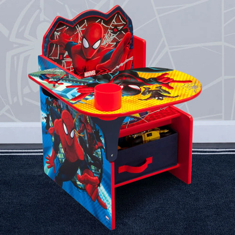 Marvel Spider-Man Chair Desk with Storage Bin