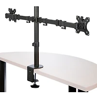 Support de bureau ergonomique à deux bras pour moniteurs de 32 po de StarTech - Noir