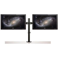 Support de bureau ergonomique à deux bras pour moniteurs de 32 po de StarTech - Noir
