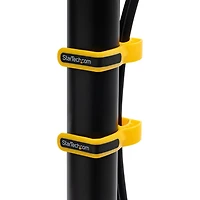 Support de bureau ergonomique à deux bras pour moniteurs de 32 po de StarTech - Noir