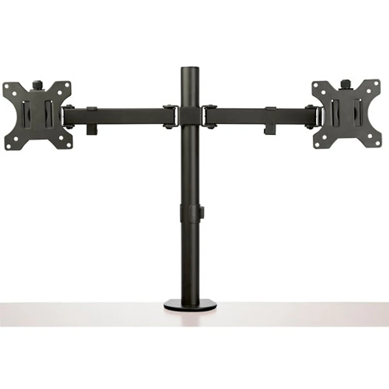 Support de bureau ergonomique à deux bras pour moniteurs de 32 po de StarTech - Noir