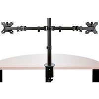 Support de bureau ergonomique à deux bras pour moniteurs de 32 po de StarTech - Noir