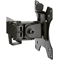 Support de bureau ergonomique à deux bras pour moniteurs de 32 po de StarTech - Noir