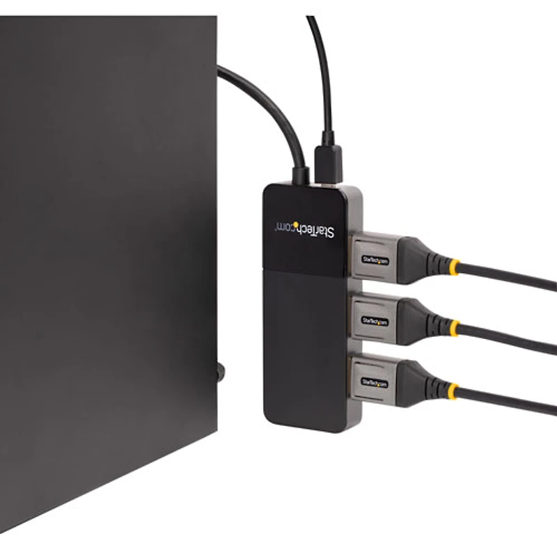Concentrateur MST USB de StarTech pour trois moniteurs 4K (MST14DP123DP)