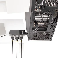 Concentrateur MST USB de StarTech pour trois moniteurs 4K (MST14DP123DP)