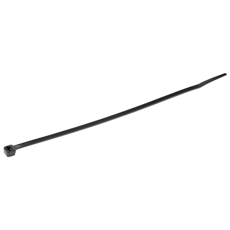 StarTech 8" (0.2 m) Black Zip Cable Ties (CBMZT8B) - 100-Pack