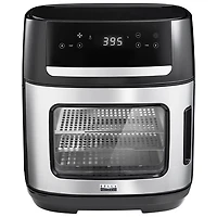 Friteuse à air chaud à pizza avec tournebroche manuelle Bella Pro - 12 l (12,6 l) - Acier inoxydable - Exclusivité Best Buy
