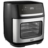 Friteuse à air chaud à pizza avec tournebroche manuelle Bella Pro - 12 l (12,6 l) - Acier inoxydable - Exclusivité Best Buy