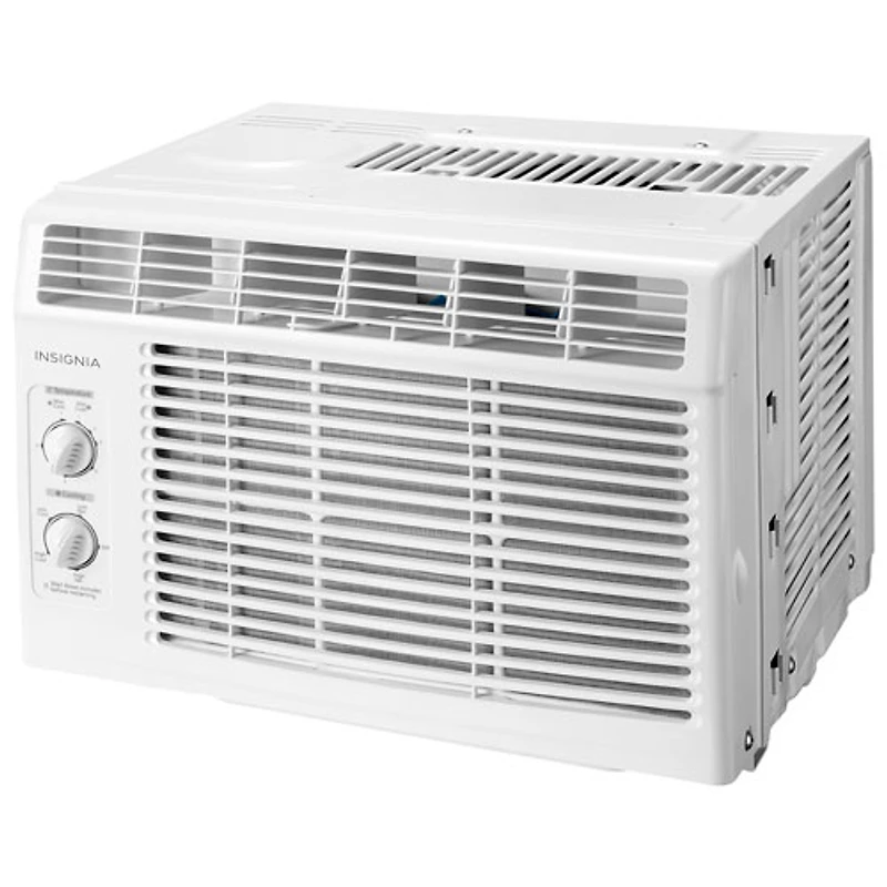 Insignia 2-in-1 Window Air Conditioner - 5000 BTU (150 sq ft Coverage) - 56dB