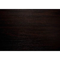 Table d'applique rectangulaire contemporaine avec 3 tablettes de Monarch - Expresso/Noir