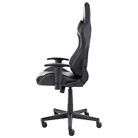 Fauteuil de jeu ergonomique à dossier haut en similicuir série Pro de Naz - Noir