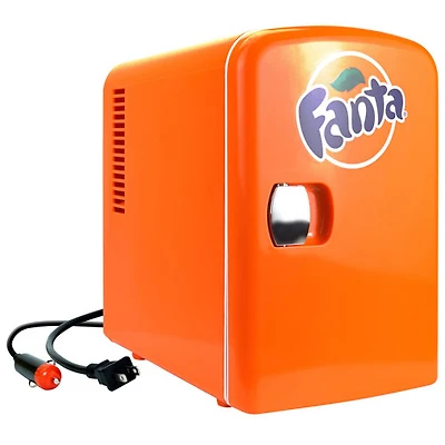 Réfrigérateur de bar autonome 0,14 pi3 Coca-Cola Fanta (FA04) - Orange