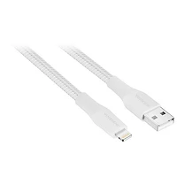 Insignia 3m (10 ft.) Braided Lightning to USB-A Cable - Moon Grey