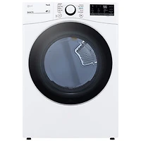 Sécheuse électrique de 7,4 pi³ de LG (DLE3600W) - Blanc
