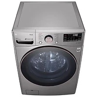 Laveuse à vapeur à chargement frontal de 5,2 pi³ de LG (WM3850HVA) - Acier graphite
