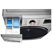 Laveuse à vapeur à chargement frontal de 5,2 pi³ de LG (WM3850HVA) - Acier graphite