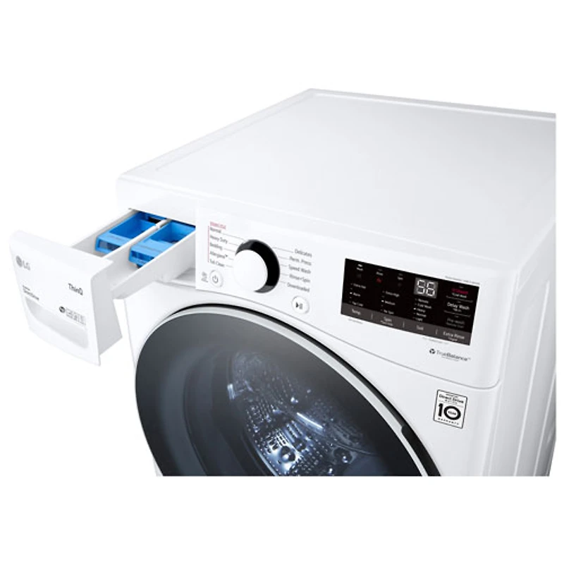 Laveuse à chargement frontal de 5,2 pi³ de LG (WM3600HWA) - Blanc