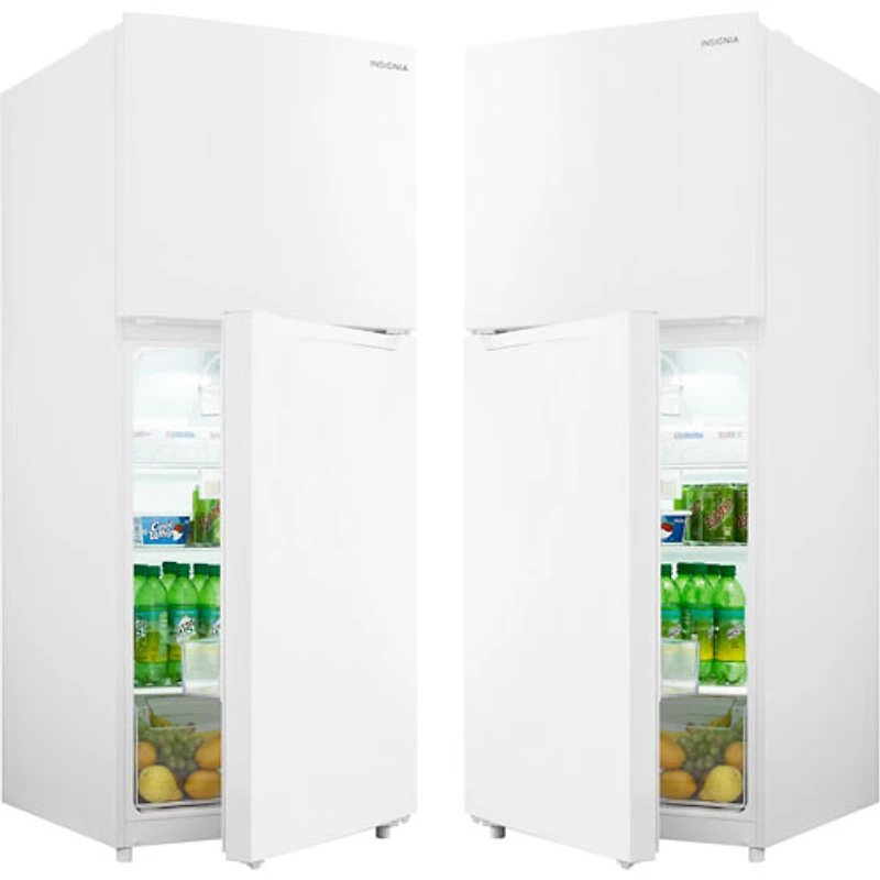 Insignia 24" 10.1 Cu. Ft. Top Freezer Refrigerator w/ Reversible Door (NS-RTM10WH2-C) - White